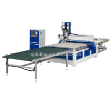 Full Automatic CNC router ATC furniture production line with drill cutting center